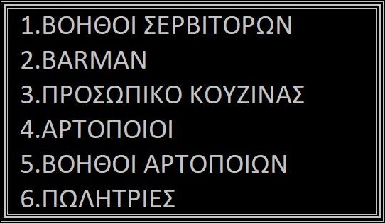 ΖΗΤΕΙΤΑΙ ΠΡΟΣΩΠΙΚΟ 